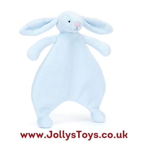 Jellycat Bashful Baby Blue Bunny Comforter